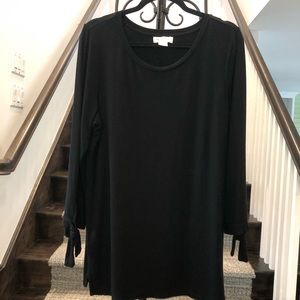 Black long sleeve Liz Claiborne top